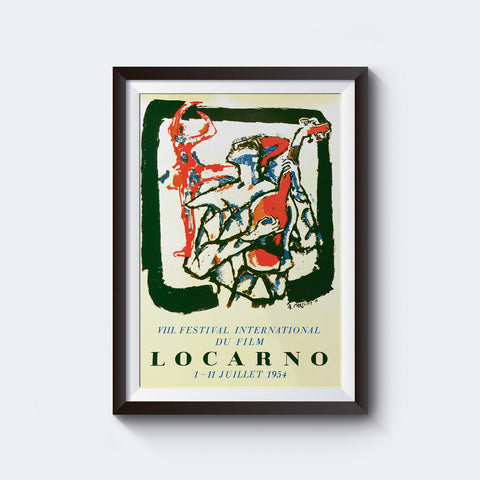 1954 Official Poster - 8th Locarno Film Festival